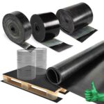 Gummistreifen Meterware SBR Hartgummistreifen Gummimatten Gummileiste 3mm und 5mm