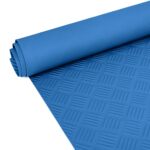 Gummimatten Meterware TPE Blau Riffelblechmatte geruchsarm Gummi Stärke: 3mm -100 cm Breit Rollenware