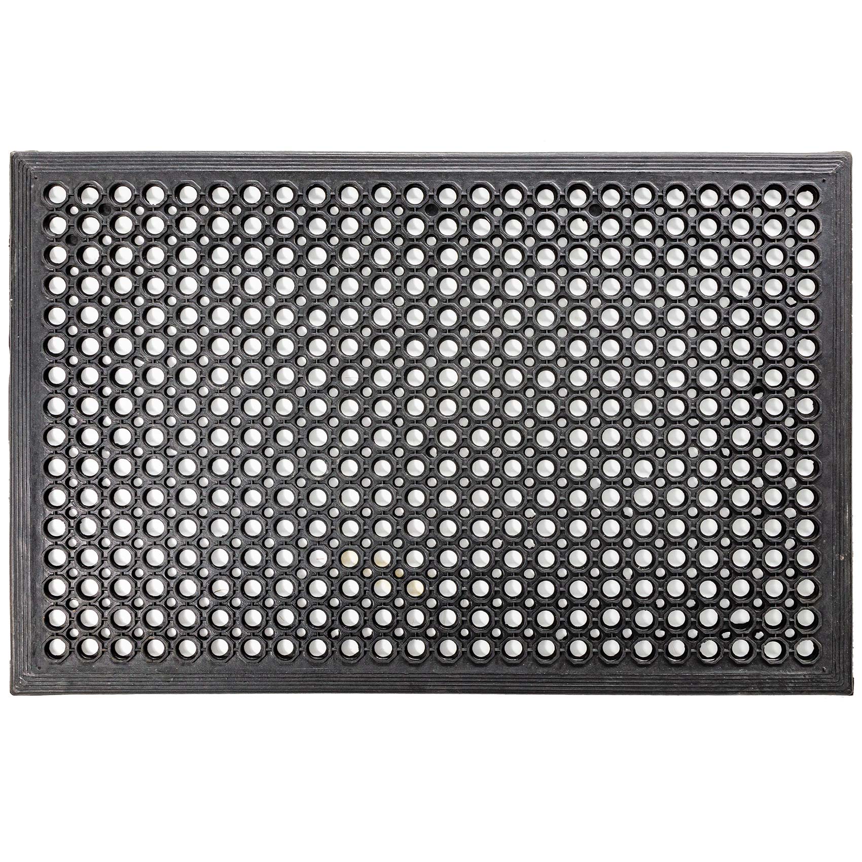 Ringgummimatte Gummiringmatte Wabenmatte 60x90cm 14mm Dicke mit Umrandung
