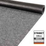 Teppich Läufer Sauberlaufmatte Schmutzfangläufer Läufer Flur Meterware Stibet Breite 100cm Grau
