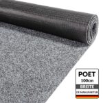 Teppich Läufer Sauberlaufmatte Schmutzfangläufer Läufer Flur Meterware Poet Breite 100cm Grau