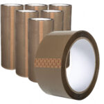 Klebeband Paketband Packband BOPP 66m x 48mm Braun 6er oder 36er Rollen Set