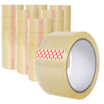 Klebeband Paketband Packband BOPP 66m x 48mm Transparent 6er oder 36er Rollen Set