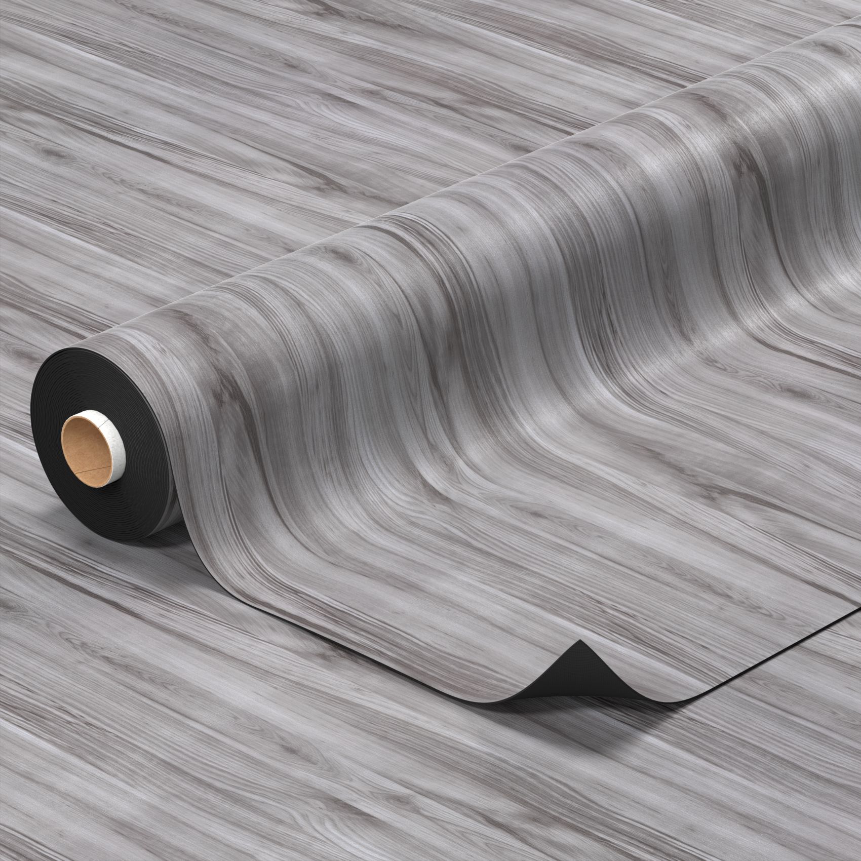 PVC Bodenbelag Vinylboden Meterware PVC Boden Holz Grau Breite 140cm 100 x 140 cm